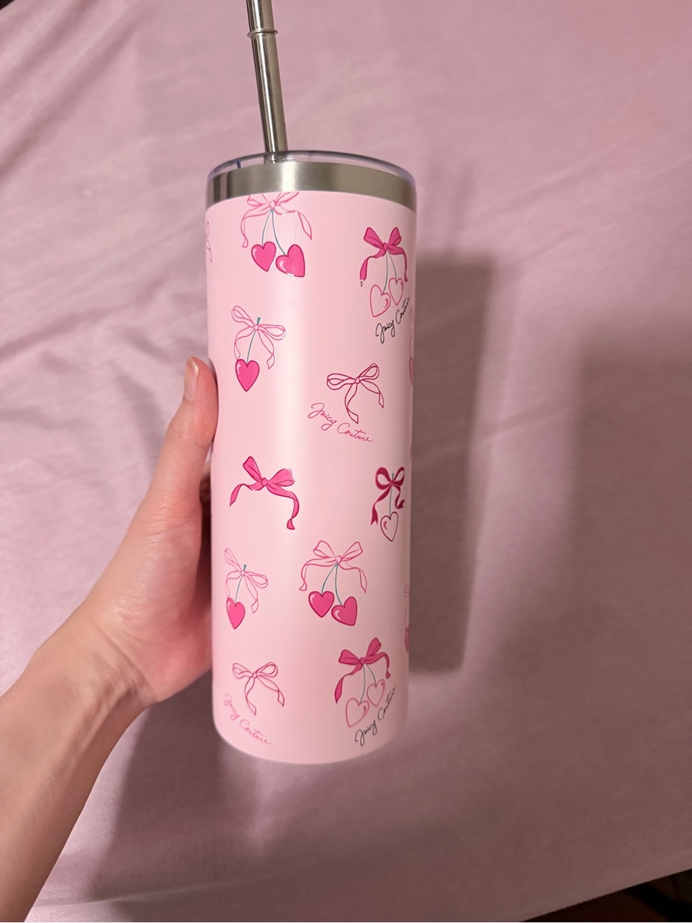 Juicy Couture Pink Tumbler